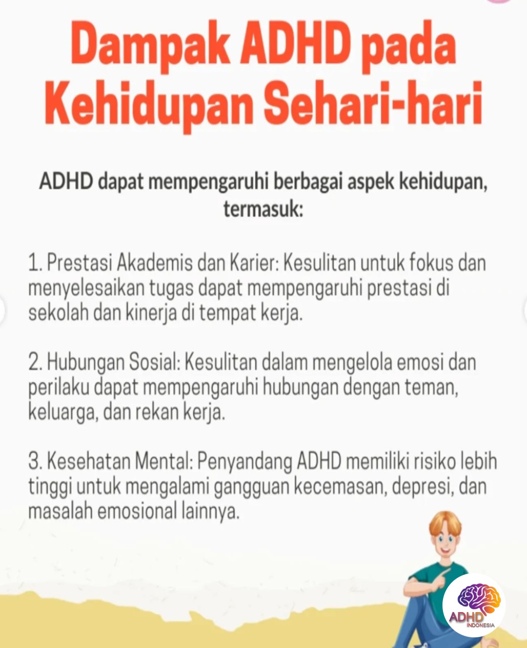 ADHD dan Hubungan Sosial Anak di Lingkungan Sekolah di Kota Yogyakarta