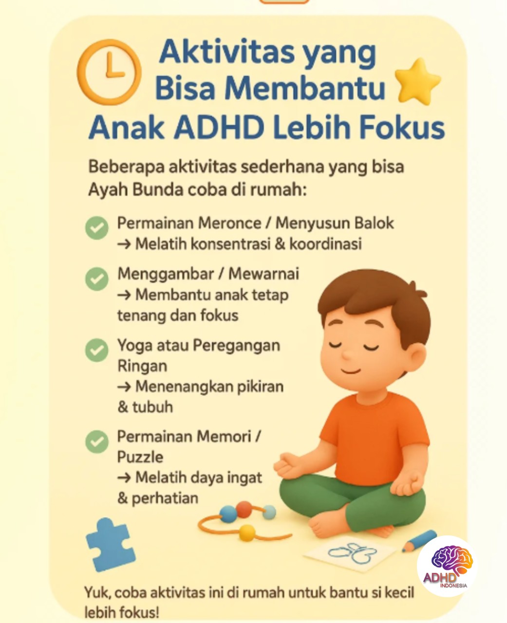 Pendekatan Edukatif yang Tepat untuk Anak ADHD di Kota Yogyakarta