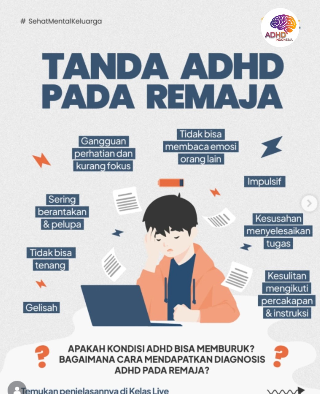 Screening ADHD Non-Diagnostik: Edukasi Awal bagi Orang Tua di Kota Yogyakarta