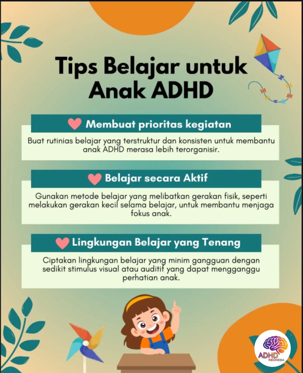 Strategi Belajar yang Cocok untuk Anak ADHD di Kota Yogyakarta